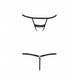 Трусики-стрепи Passion Exclusive SHELLY THONG L/XL, black PS27907 фото 5