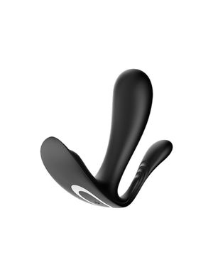 Подвійний смарт-вібратор у трусики Satisfyer Top Secret+ Black SO6134 фото