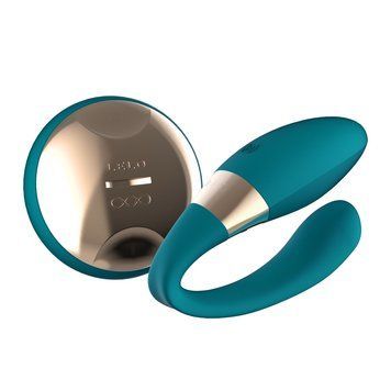 Вібратор для пар LELO Tiani Duo Ocean Blue, 2 мотори, пульт ДК SX1293 фото