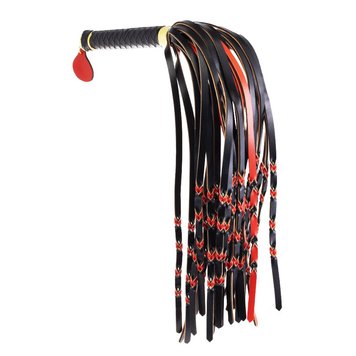 Флогер LOCKINK SEVANDA Red & Black Braided Tail Flogger SX0876 фото