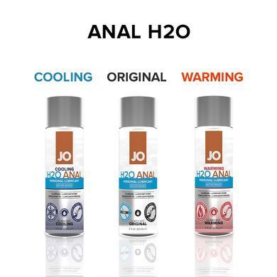 Анальна змазка JO ANAL H2O &mdash; WARMING (120 мл), розігрівальна, на водній основі SO1681 фото
