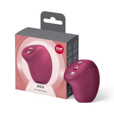 Вакуумний стимулятор Fun Factory MEA Wine Red, унікальні режими, функція посторгазм SX4236 фото