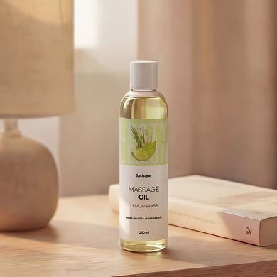 Масажна олія Satisfyer Massage Oil Lemongrass 250 мл SX2704 фото