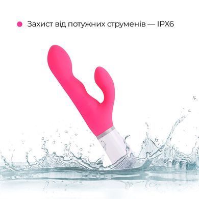 Смарт вібратор-кролик Lovense Nora з обертовим стовбуром SO4090 фото