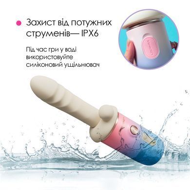Смарт-міні секс-машина Lovense Spinel імітація фрикцій, підігрів, 3 насадки, на присосці SX3316 фото