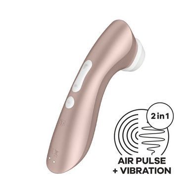 Вакуумний кліторальний стимулятор Satisfyer Pro 2+ Vibration з вібрацією SO2303 фото