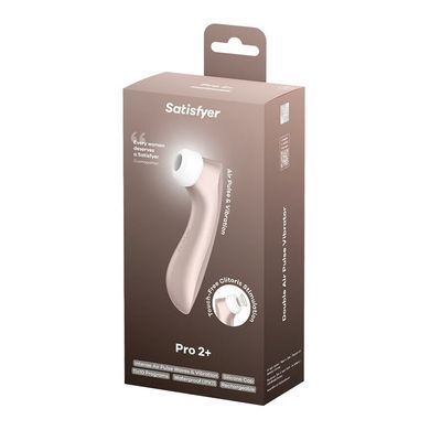 Вакуумний кліторальний стимулятор Satisfyer Pro 2+ Vibration з вібрацією SO2303 фото