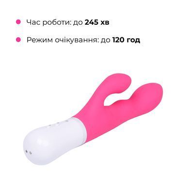 Смарт вібратор-кролик Lovense Nora з обертовим стовбуром SO4090 фото
