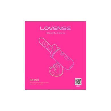 Смарт-міні секс-машина Lovense Spinel імітація фрикцій, підігрів, 3 насадки, на присосці SX3316 фото