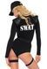 (SALE) Костюм еротичних спецсил Leg Avenue SWAT Team Babe S, боді, пояс, підв&rsquo;язки, рація, кепка SO8544 фото 2