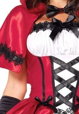 Еротичний костюм Червоної шапочки Leg Avenue Gothic Red Riding Hood XL, сукня, накидка SO9125 фото