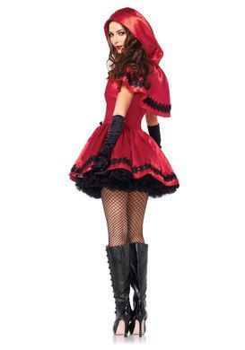Еротичний костюм Червоної шапочки Leg Avenue Gothic Red Riding Hood XL, сукня, накидка SO9125 фото