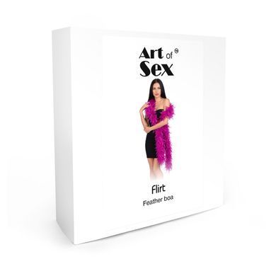 Боа з пір&rsquo;я Art of Sex, довжина 2 метри, колір маджента SX4673 фото