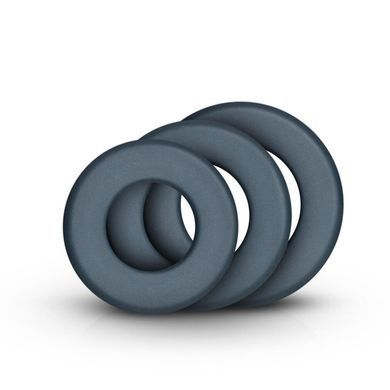 Набір ерекційних кілець Boners 3-Piece Hefty Cock Ring Set, діаметр 3,2 см, 3,8 см та 4,5 см SO8872 фото