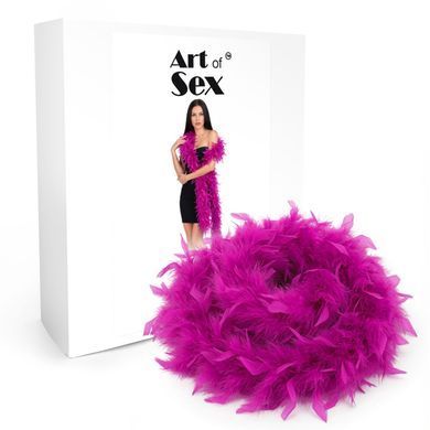 Боа з пір&rsquo;я Art of Sex, довжина 2 метри, колір маджента SX4673 фото