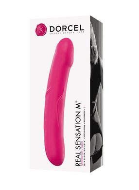 Ділдо Dorcel Real Sensation M Magenta, силікон SO1731 фото