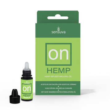 Збуджувальні краплі для клітора Sensuva - ON for Her Hemp Infused Arousal Oil (5 мл) з олією конопел SO3178 фото