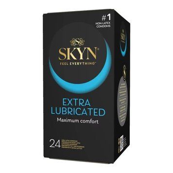 Безлатексні преміум-презервативи SKYN Extra Lubricated 24 шт, на 40&thinsp;% більше змазки SX2394 фото