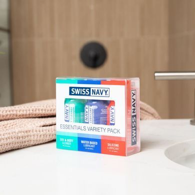 Розпродаж!!! Набір Swiss Navy Essentials Variety Pack 3 х 30 мл (термін 21.01.2027) SX1362-R фото