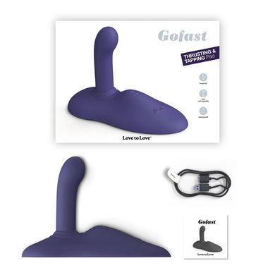 Подвійний sit-on-top пульсатор Love To Love GOFAST - стимуляція клітора та точки G, регулюється SX4818 фото