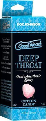 Спрей для мінету Doc Johnson GoodHead DeepThroat - Cotton Candy 59 мл (м'яте паковання!!!) SX1321-R фото
