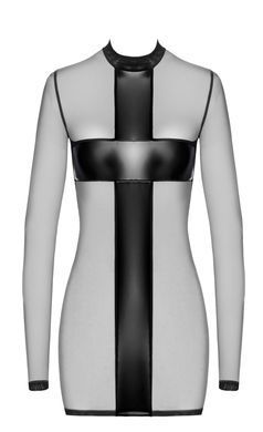 Сукня Noir Handmade F369 Crossfire Mesh & Wetlook Mini dress S SX4099 фото