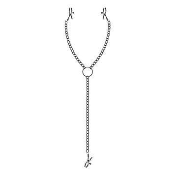 Затискачі для сосків та клітора Bedroom Fantasies: Nipple & Clitoral Clamps, чорні SO8818 фото