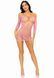 Сукня-сітка з сердечками Leg Avenue Heart net mini dress Pink, зав&rsquo;язки, відкриті плечі, one size SO7960 фото 5