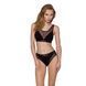 Топ з прозорою вставкою Passion PS002 TOP S, black SO4201 фото 3