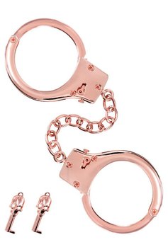 Наручники Fetish Tentation Premium Chick wrist cuffs in rose-gold metal SX1091 фото