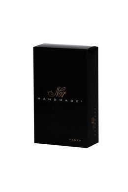 Трусики з мокрим ефектом Noir Handmade P008 Powerwetlook panty with gold clasp, 3XL, на застібках SX0176 фото