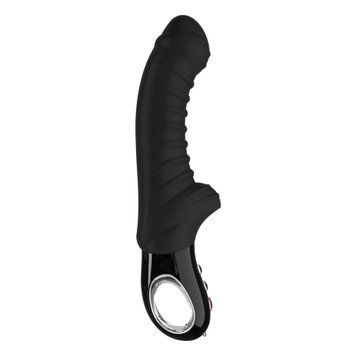 Вібратор для точки G Fun Factory TIGER black, ребристий, підходить для анальної стимуляції SX0930 фото