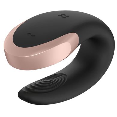 Смарт-вібратор для пар Satisfyer Double Love (Black) SO4930 фото