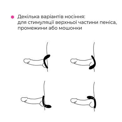 Смарт кільце-насадка на член Lovense Diamo Cock Ring SO4565 фото