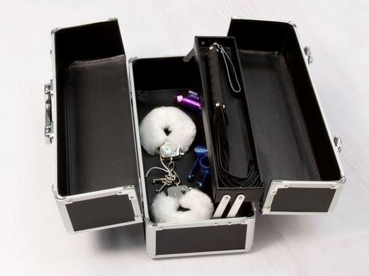 Великий кейс для зберігання секс-іграшок BMS Factory Large Lokable Vibrator Case Black,кодовий замок SO8899 фото