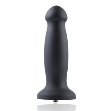 Силіконовий фалоімітатор для секс-машин Hismith 7.2" Black Silicone Anal Dildo, система KlicLok SX4007 фото