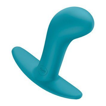 Анальна пробка Fun Factory BOOTIE L Aquamarine, діаметр 3,8 см, тонкий обмежувач SX3667 фото