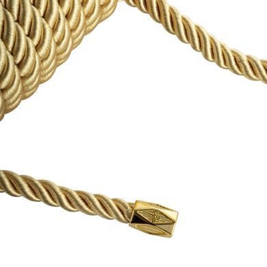 Мотузка для шибарі LOCKINK SEVANDA Shibari Pratice Rope, золотиста, 8 м, нейлон+бавовна SX0881 фото