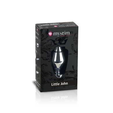 Металева анальна пробка Mystim Little John для електростимулятора, діаметр 4см SX3194 фото