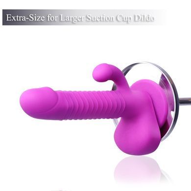 Кріплення для фалоімітаторів на присосці для секс-машин Hismith Suction Cup Adapter 4.5&Prime; KlicLok - S SO6220 фото