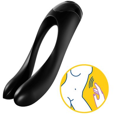 Вібратор на палець Satisfyer Candy Cane Black SO4653 фото