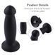 Силіконовий фалоімітатор для секс-машин Hismith 7.2" Black Silicone Anal Dildo, система KlicLok SX4007 фото 11