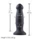Силіконовий фалоімітатор для секс-машин Hismith 7.2" Black Silicone Anal Dildo, система KlicLok SX4007 фото 5