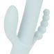 Потрійний вібратор Good Vibes Only &ndash; SAGE Triple Stimulation Vibe Soft Silicone &ndash; Blue, манливий рух SX3074 фото 5