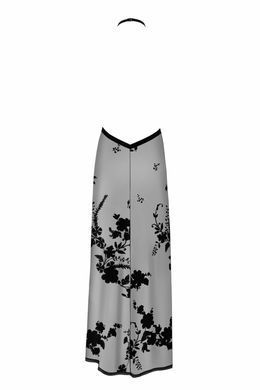 Сукня Noir Handmade F312 Divinity, XXL, black, прозора, до підлоги, відкрита спина, розріз збоку SX0313 фото