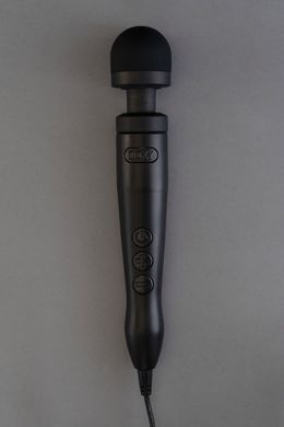 Вібромасажер DOXY Die Cast 3 Matt Black, дуже потужний, живлення 220В, металевий корпус SX2458 фото