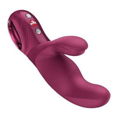 Вібратор-кролик Fun Factory MISS BI Wine Red, 2 незалежні мотори, діаметр 4,2 см SX4244 фото