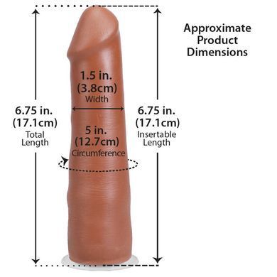 Фалоімітатор Doc Johnson The Realistic Cock ULTRASKYN - 7 Inch Caramel SX4480 фото