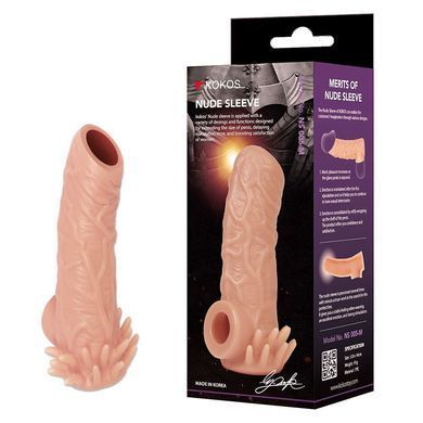 Насадка на член Kokos Nude Sleeve NS 005 L SX1480 фото