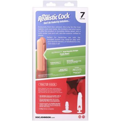 Фалоімітатор Doc Johnson The Realistic Cock ULTRASKYN - 7 Inch Caramel SX4480 фото